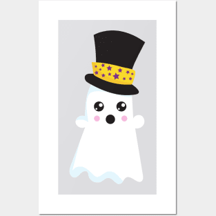 Halloween, Ghost, Hat, Boo, Trick Or Treat Posters and Art